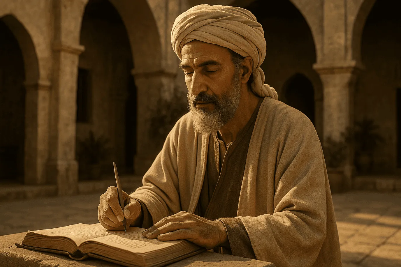 Image imaginaire et fictive représentant Abd al-Karim al-Jili, qui ne correspond pas au philosophe réel