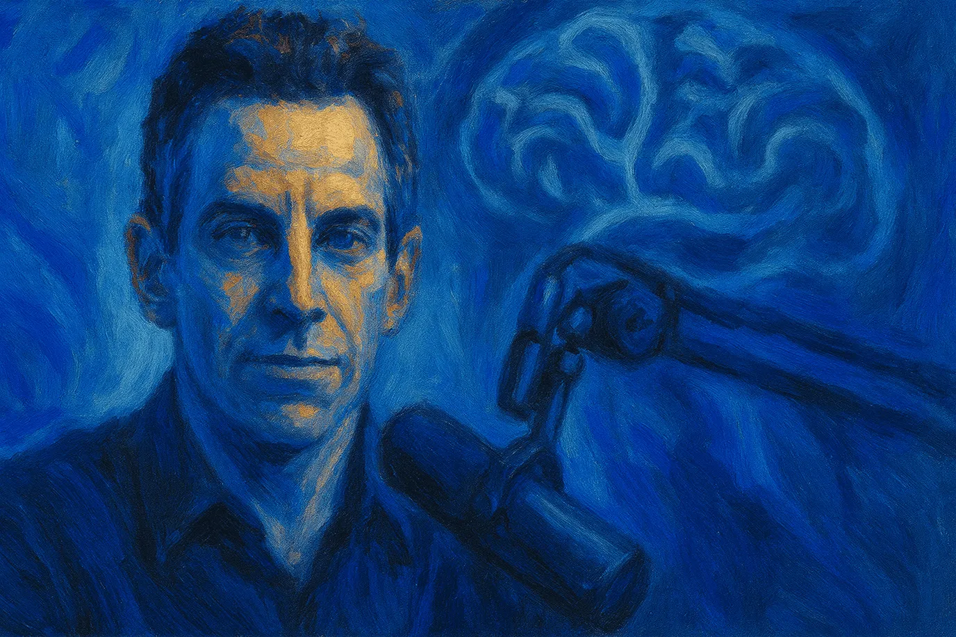 Image fictive de Sam Harris, représentation imaginaire ne correspondant pas à la personne réelle