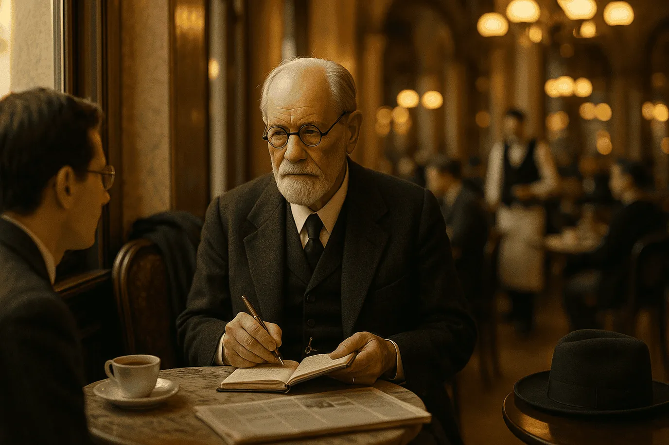 portrait imaginaire de sigmund freud