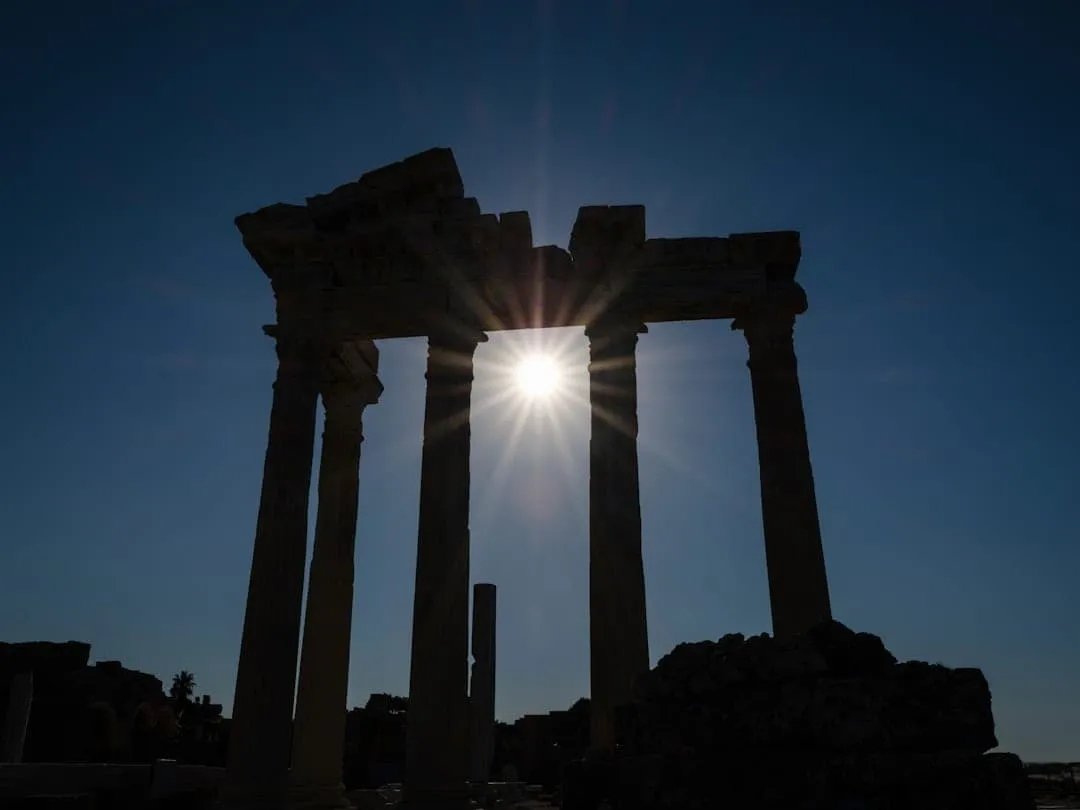 Photo Ancient Greek symbols