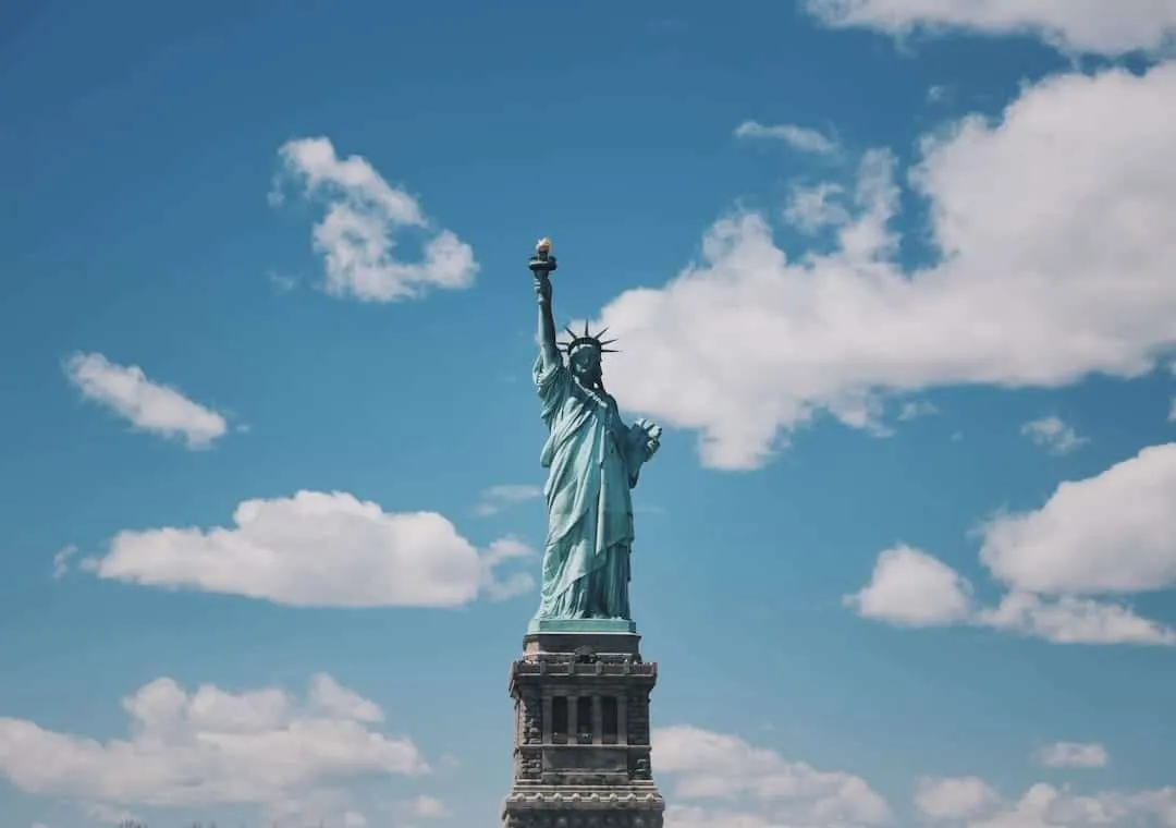 Photo de la statue de la liberté