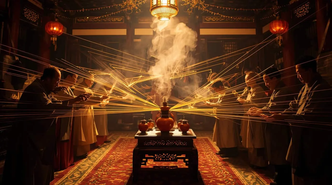 Une cérémonie chinoise