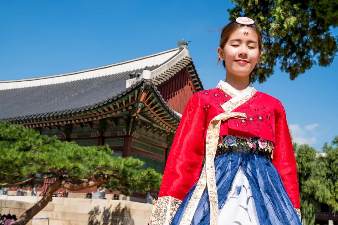 Photo Traditional Korean hanbok